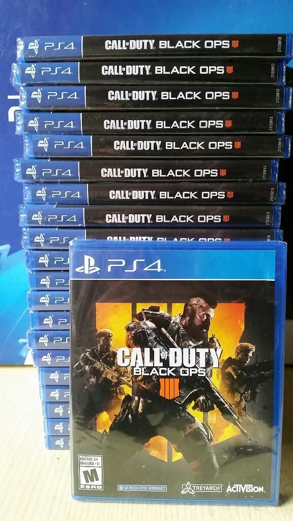 Call Of Duty Black Ops 4 Ps4 Nuevo Sellado stock