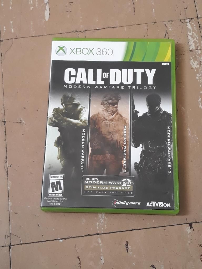 Coleccion Modern Warfare 1,2 Y 3-xbox360