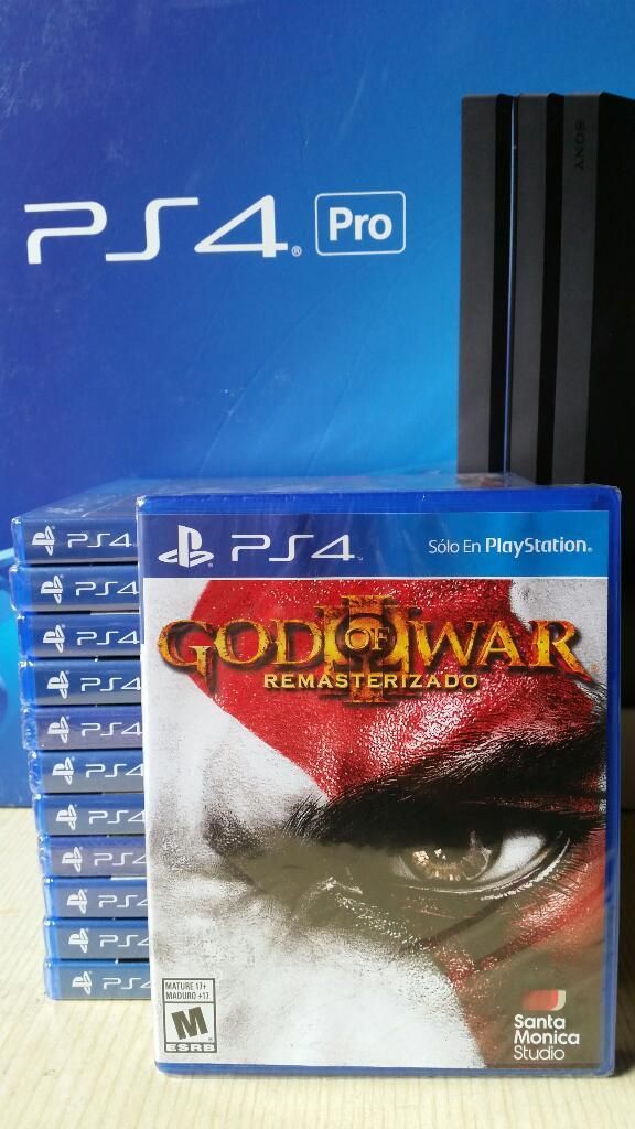 God Of War 3 Remasterizado Ps4 Nuevo Sellado Stock