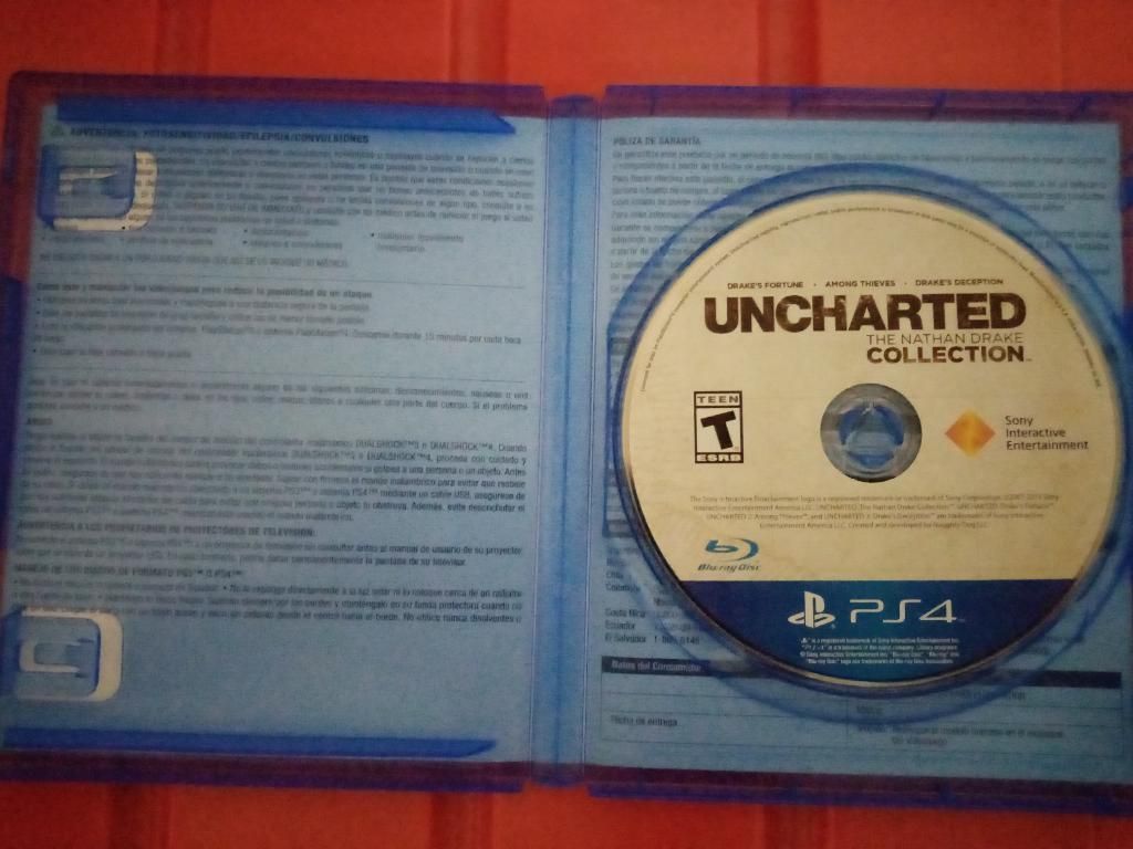 Juego Ps4 Uncharted