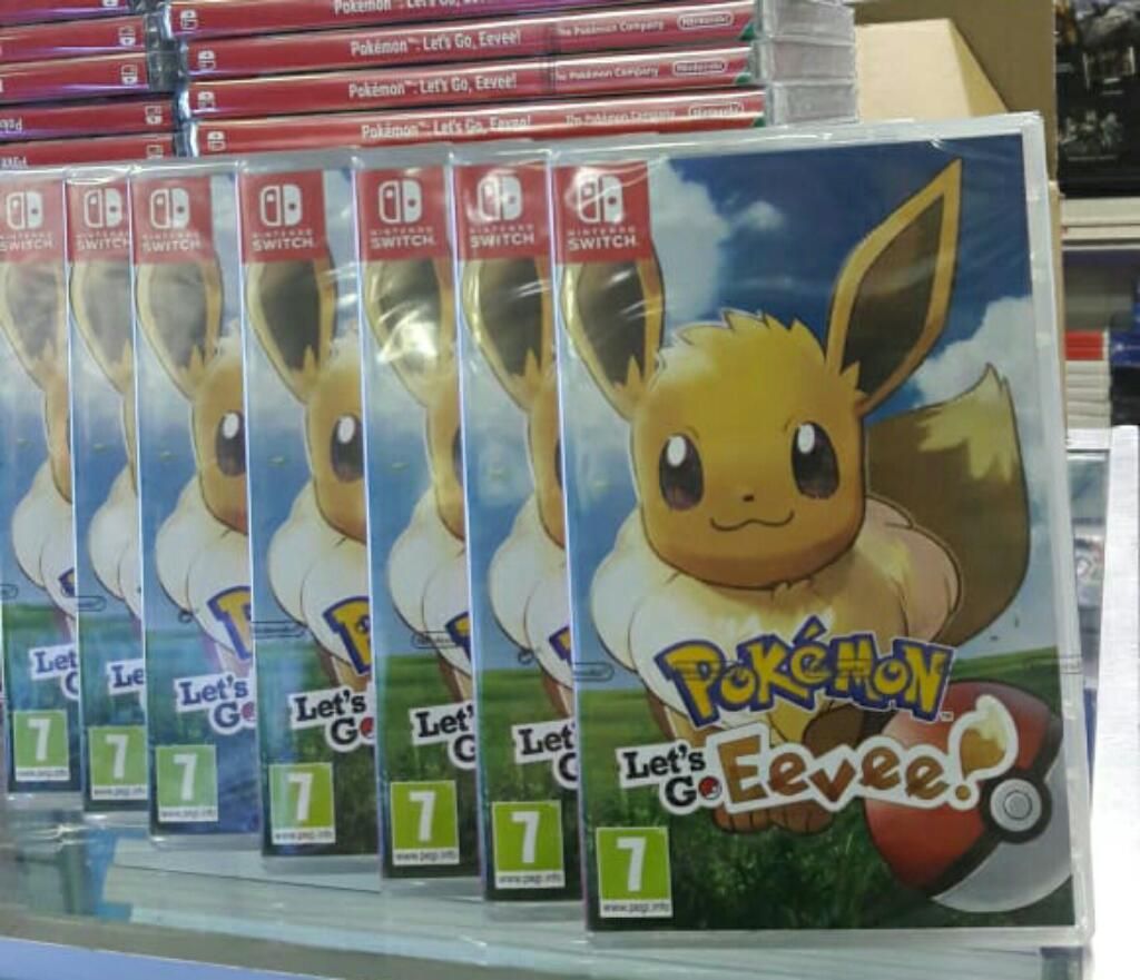 Pokemon Lets Go Eevee Nintendo Switch Nuevo Sellado Stock