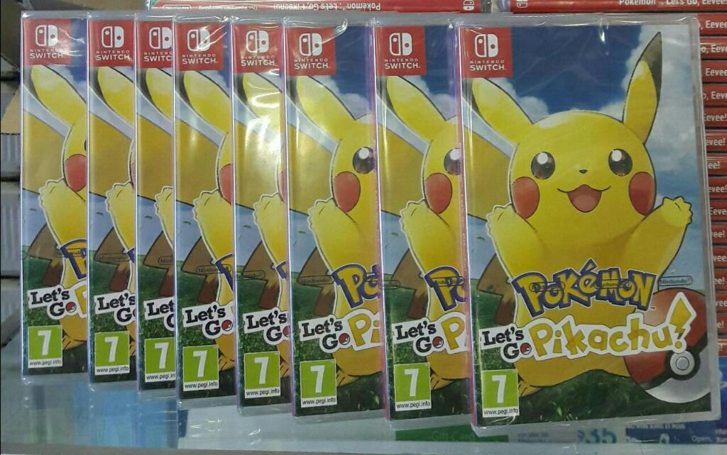 Pokemon Let's Go Pikachu Nintendo Switch Nuevo y Sellado