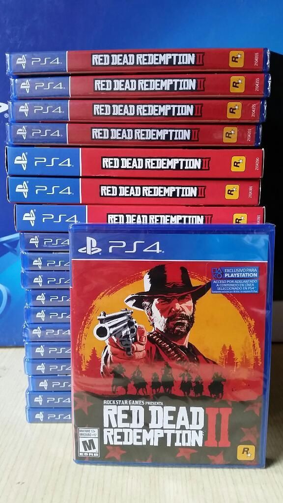 Red Dead Redemption 2 Ps4 Nuevo Sellado Stock