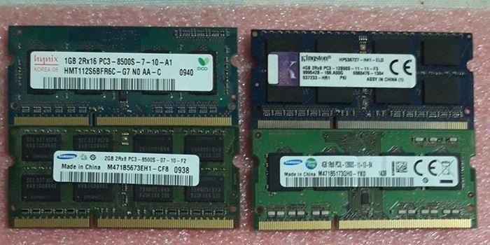 SE VENDEN MEMORIAS RAM DDR3 DE 2GB - 4GB PARA LAPTOP PUEDEN