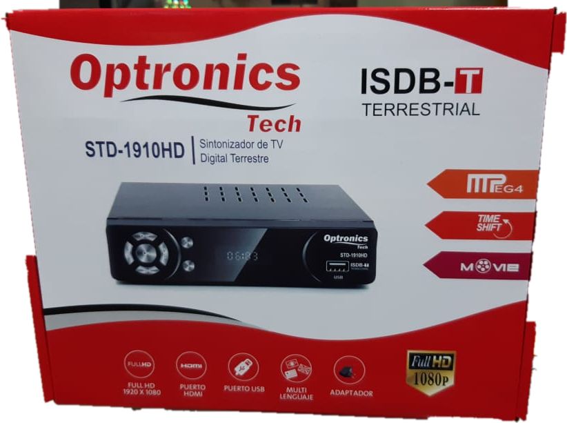 SINTONIZADOR DIGITAL HD OPTRONICS