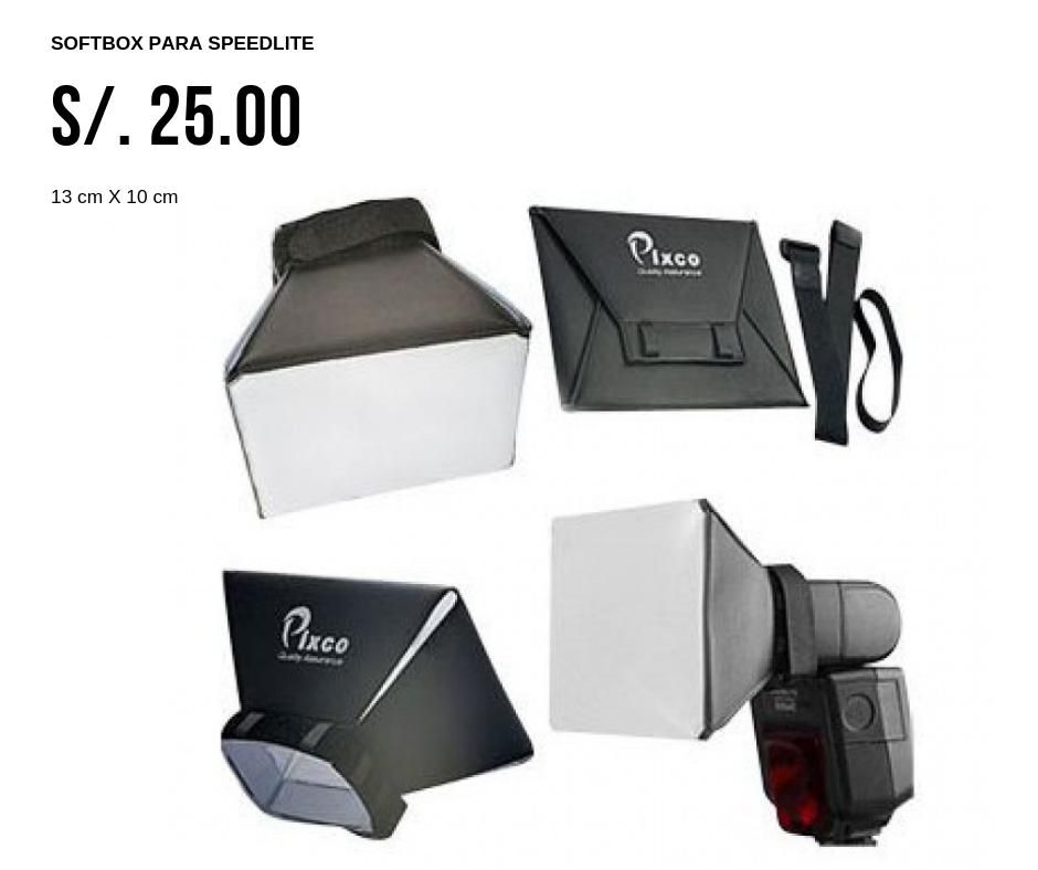 Softbox Difusor Flash Para Speedlite