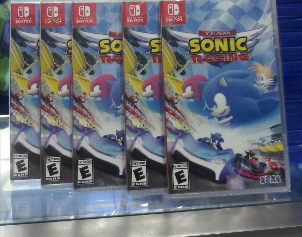 Sonic Racing Nintendo Switch Nuevo Sellado Stock