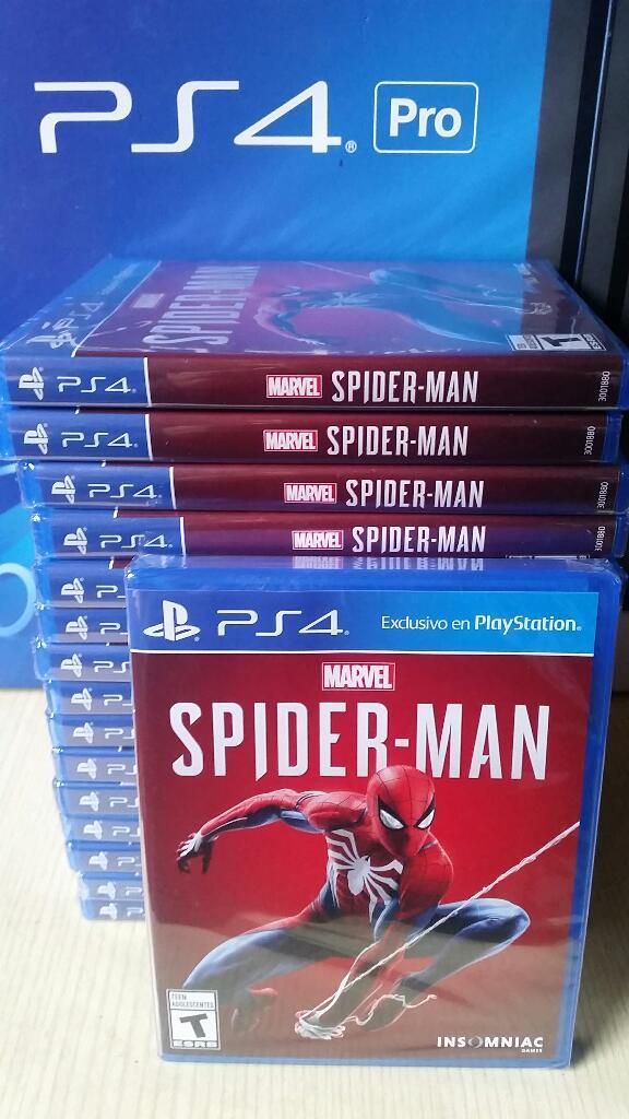 Spiderman Ps4 Nuevo Y Sellado Stock