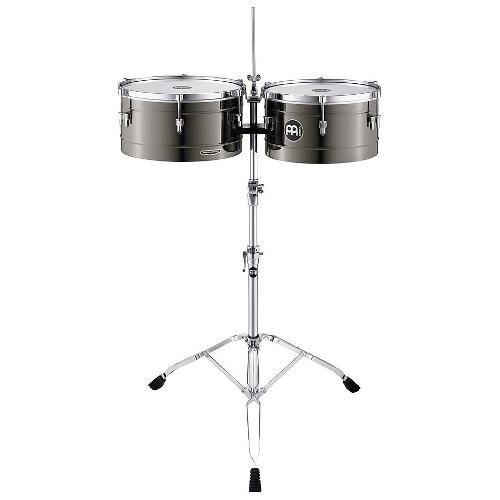 Timbales Marathon Black Nickel 14 15 Meinl + Envio