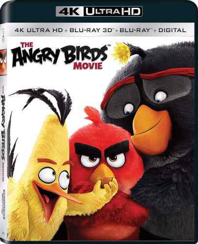 Blu Ray Angry Birds: La Película 3d - 2d - 4k- Stock -