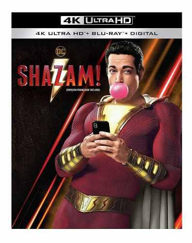 Blu Ray Shazam 2d - 4k - Stock - Nuevo - Sellado