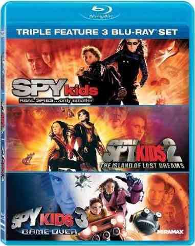 Blu Ray Spy Kids 1 - 2 - 3 - Stock - Nuevo - Sellado