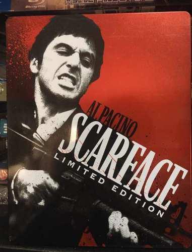 Blu-ray Scarface Límited Edition Steelbook Incluye 10 Cards
