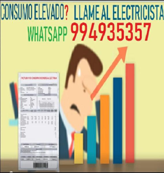 Electricista Soluciona Alto Consumo Lima