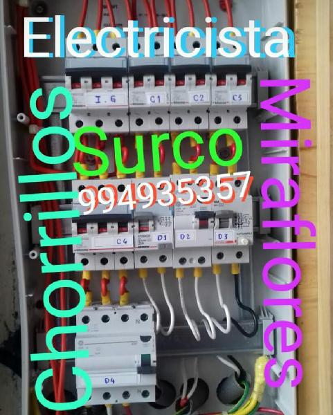 Electricista Surco Chorrillos Miraflores