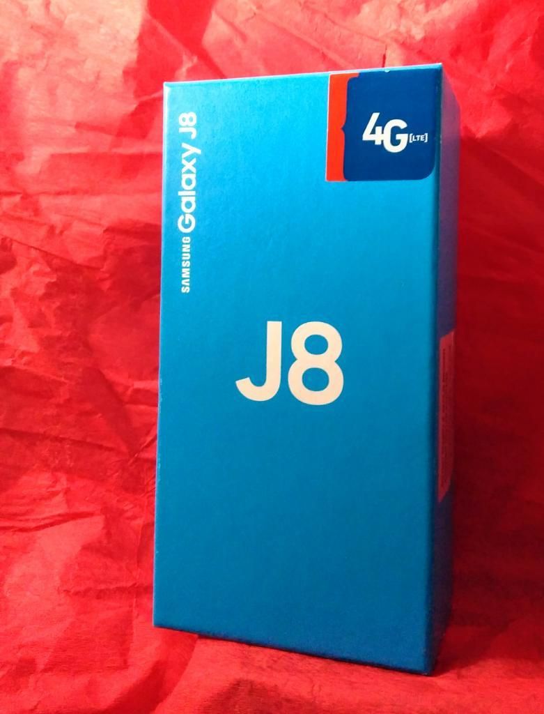 J8 Samsung Galaxy Caja Vacía con Manual