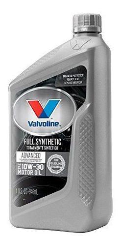 Valvoline Advanced Full Synthetic 10w30 Motor Oil 1qt Caja D