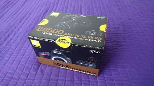 Cámara Nikon D5500 + Memoria 8gb. Envío Gratuito.
