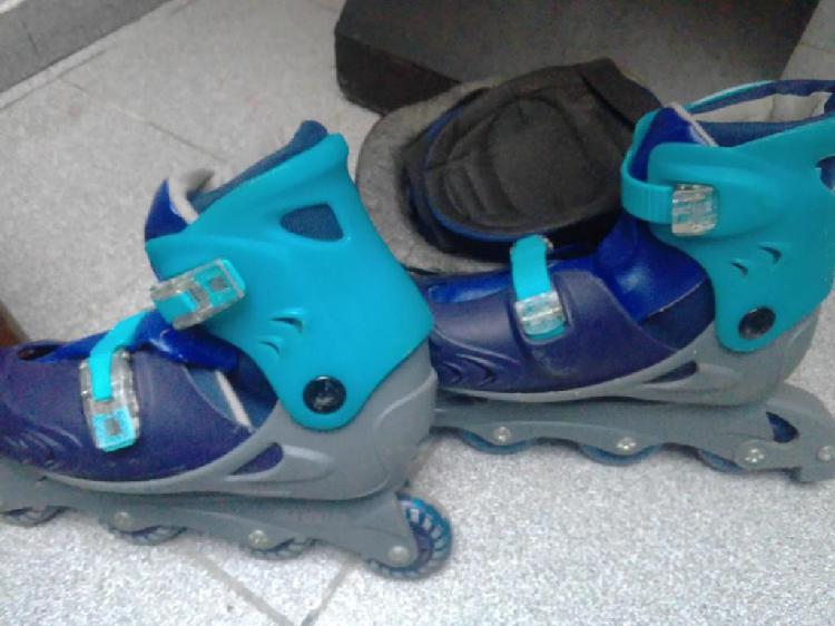 Patines color azul