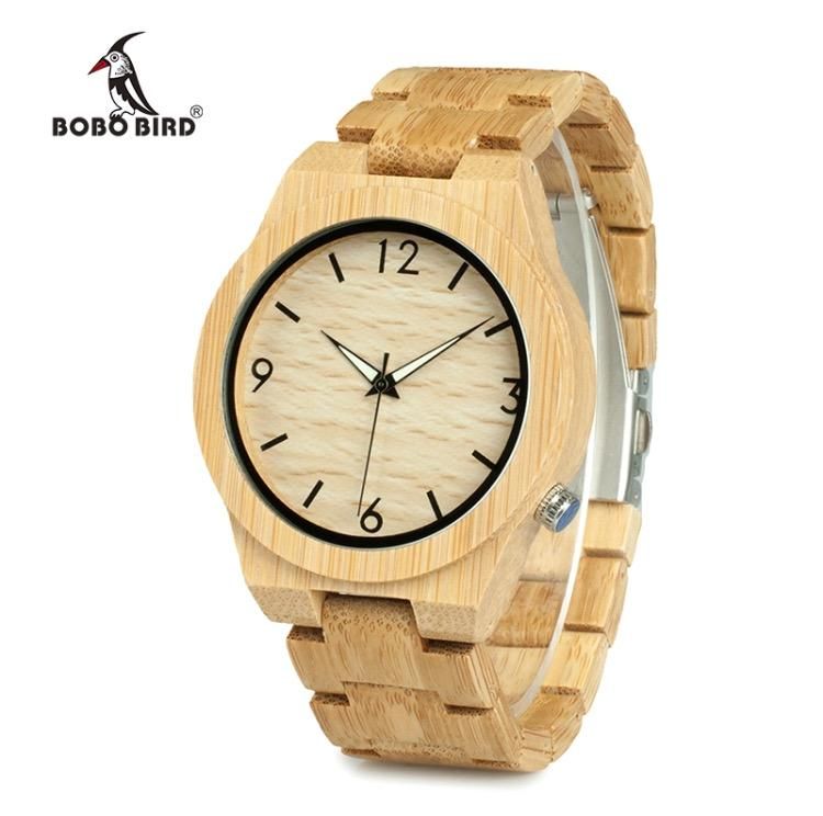 Reloj Bobo Bird Hombre Madera De Bambú