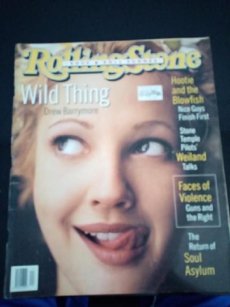Revista Rolling Stone de Drew Barrymore