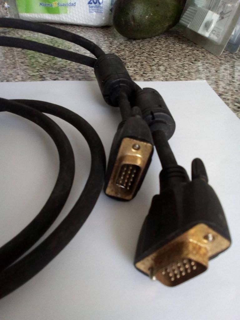 CABLE VGA-VGA Y CABLE SONIDO-CONECTA TU PC A TU TV