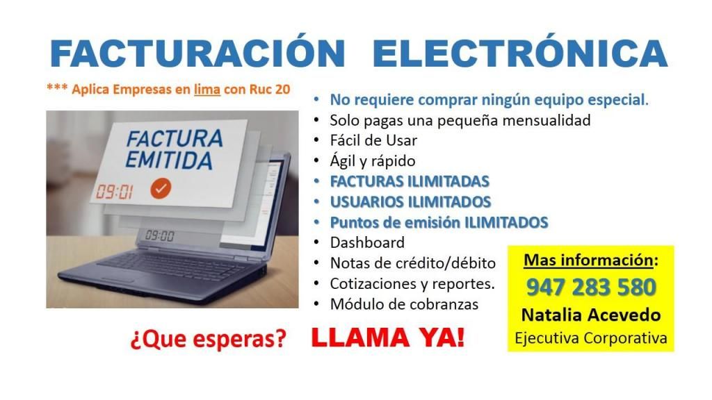 FACTURACIÓN ELECTRÓNICA