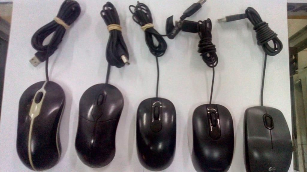 Gran variedad de mouses para PC, USB y PS/2