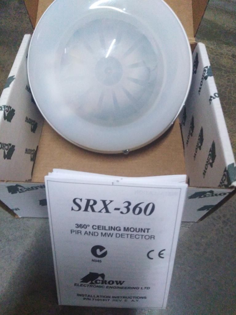 Pir Sensor de Movimiento Srx 360 Crow