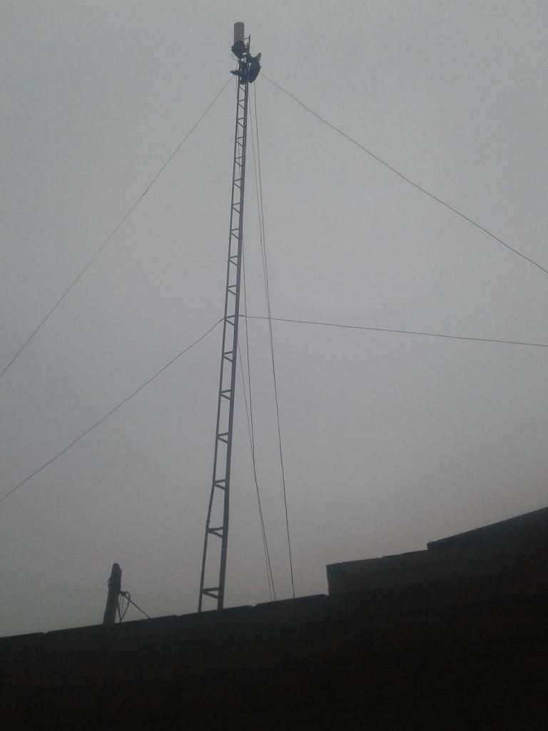 Torre galvanizado de antena para telecomunicaciones