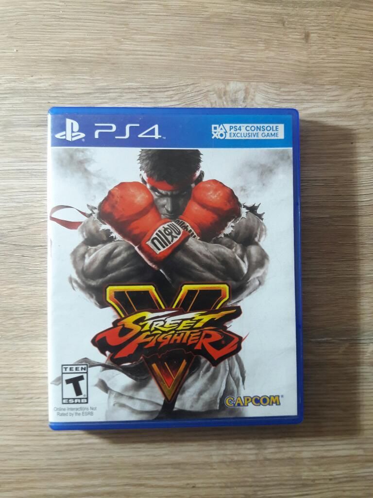 Vendo Street Fighter 5 Cero Rayones 10de