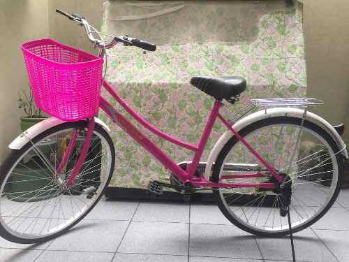 Bicicleta De Paseo Mujer Con Canastilla Un Par De Usos