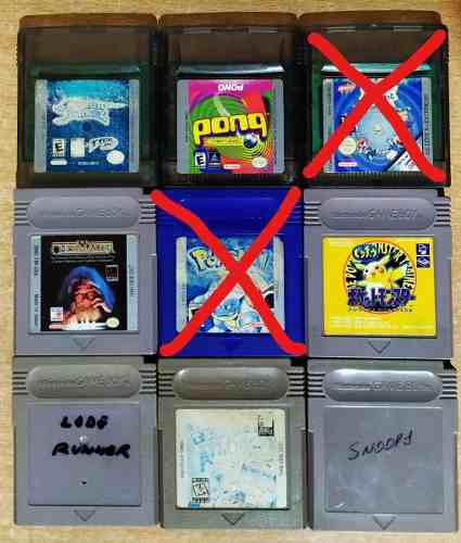 Juegos De Game Boy Color Originales Gbc