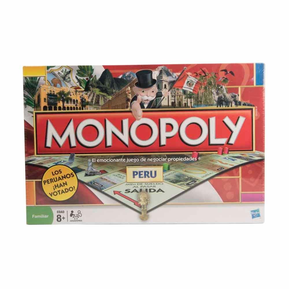 Juego De Mesa Hasbro Monopoly Monopolio Perú Nuevo Sellado