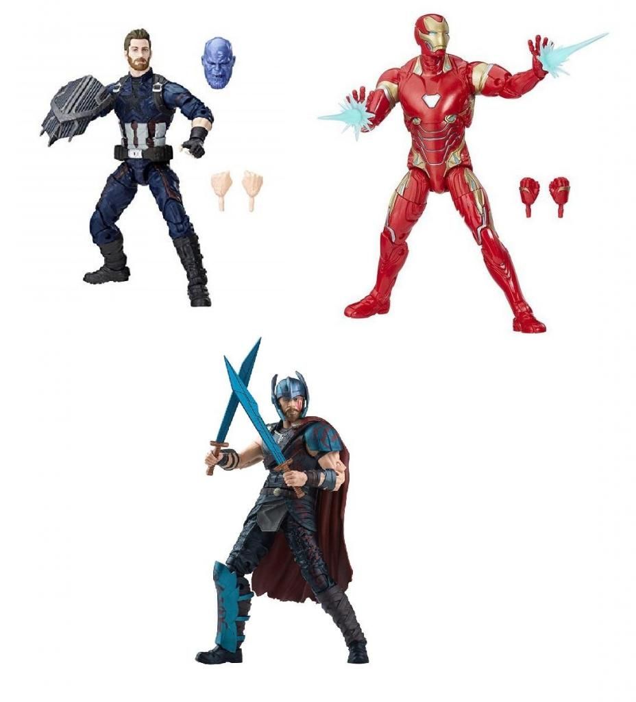 Marvel Legends Iron Man, Thor, Captain America