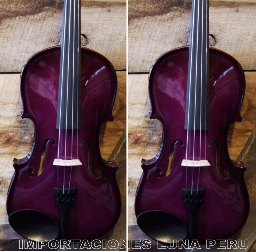 violin para mujeres niños colores purpura lila morado