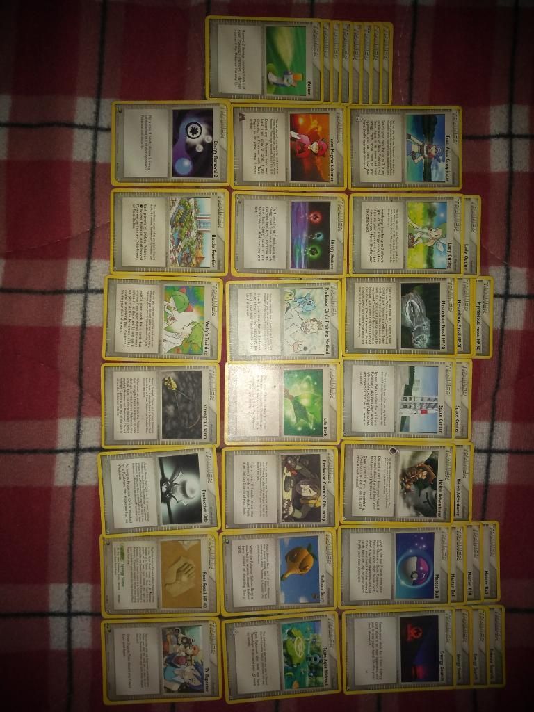192 Cartas Pokémon Generación 3 Y 1