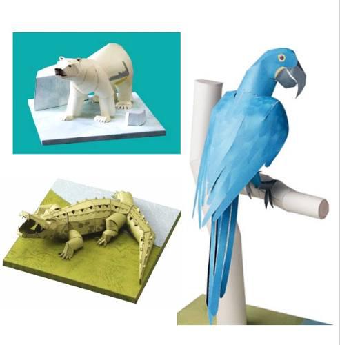 Moldes De Papercraft Animales