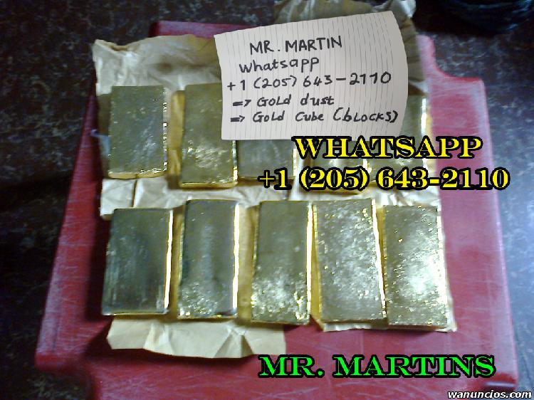 An exploited and mined mineral (GOLD) on sale