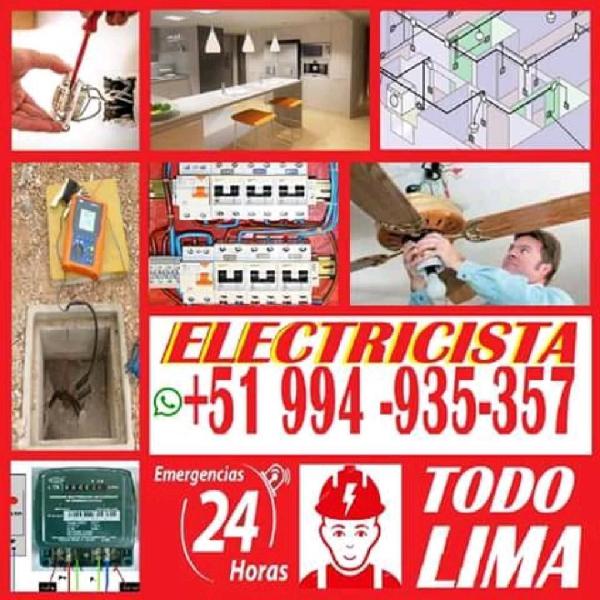 Electricista 994935357 Servicios en Casa