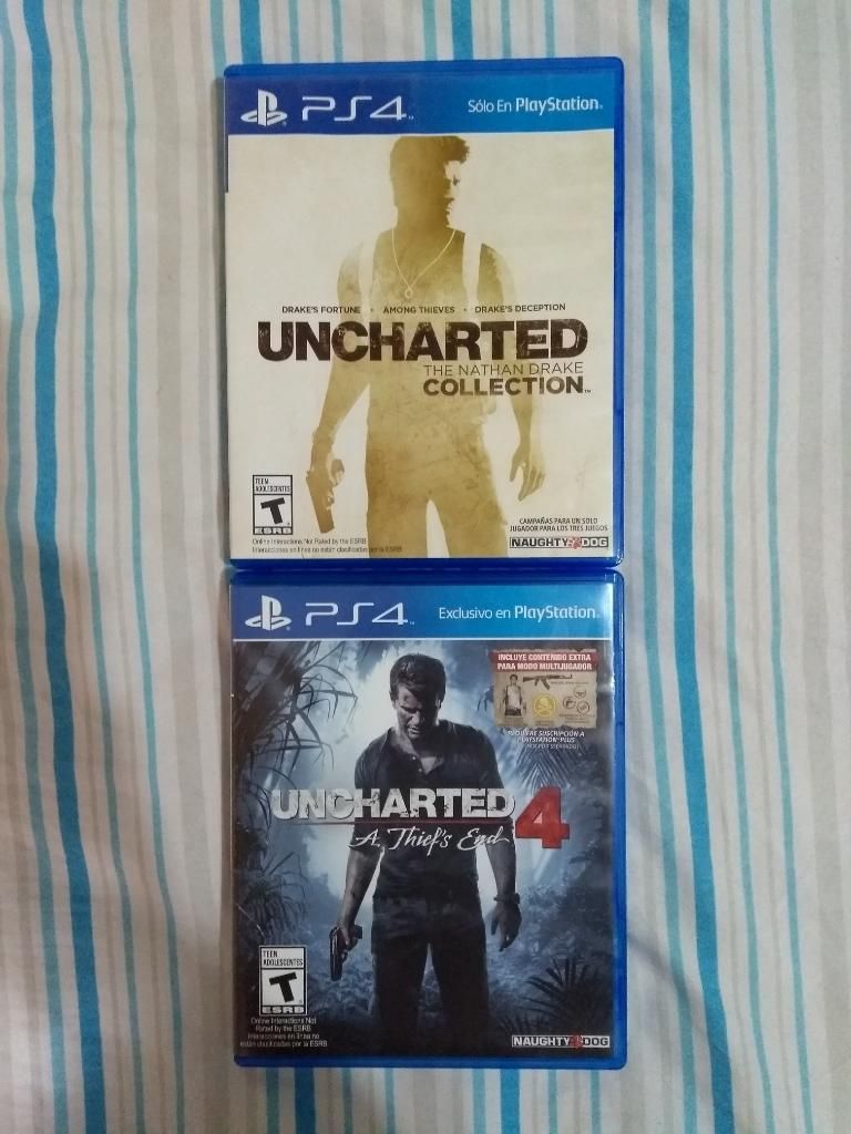 Juego Ps4 Uncharted Collection & 4