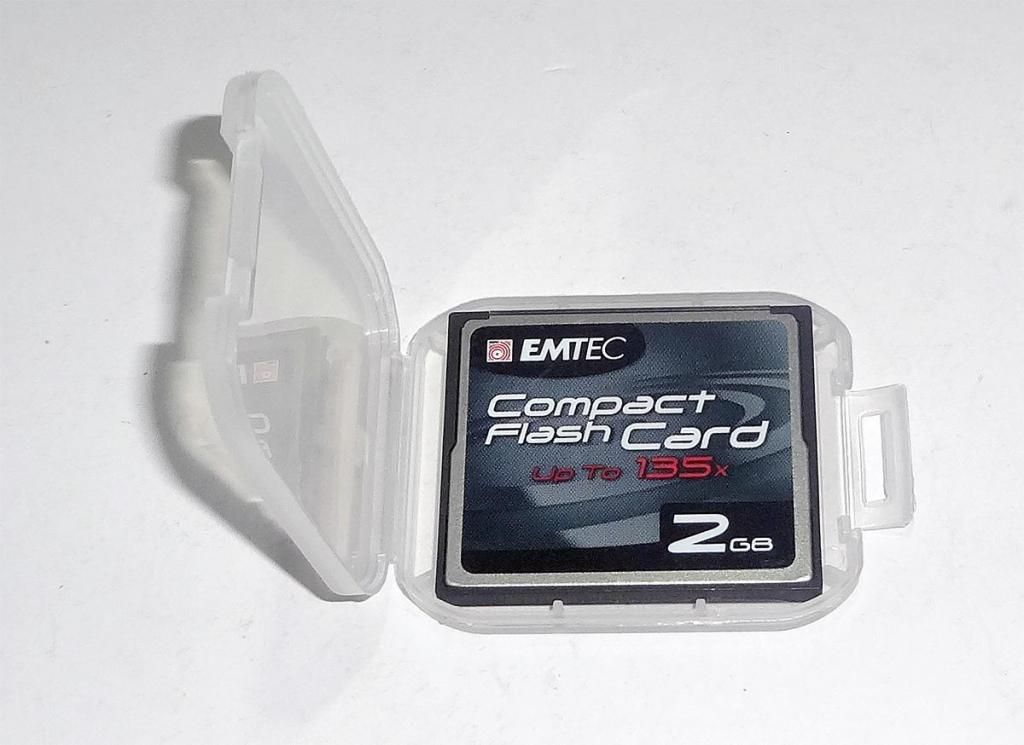 Memoria Compact Flash EMTEC 2GB 135x PDA Camara.