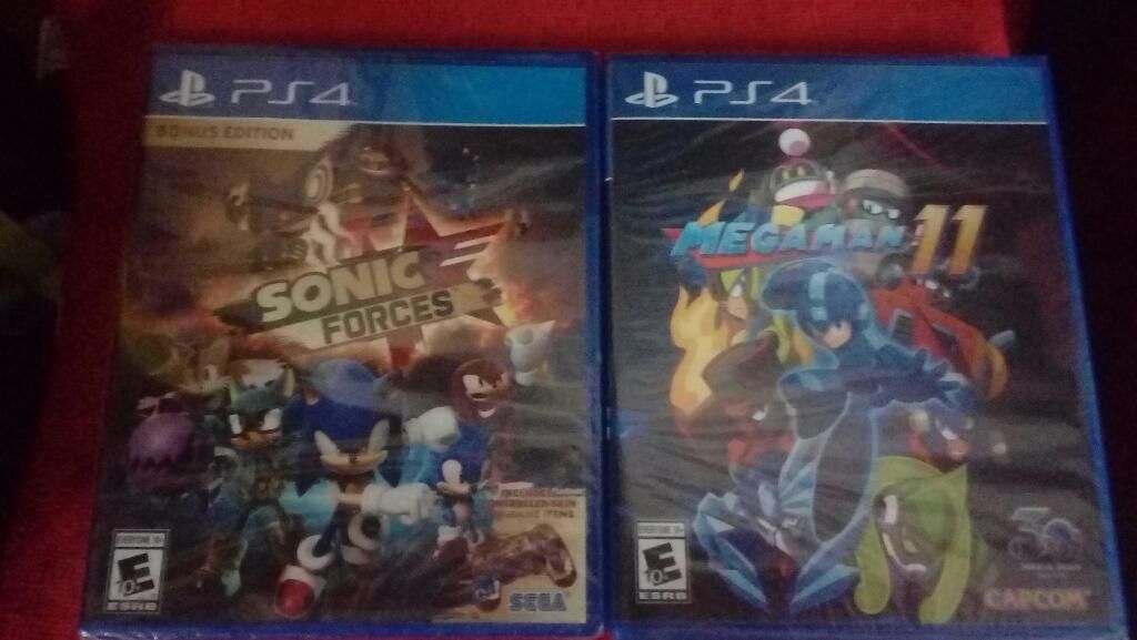 Sonic Forces Y Megaman 11 Ps4