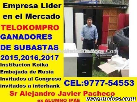 TELOKOMPRO.COM 977754553 Compradores de cosas usadas en Lima