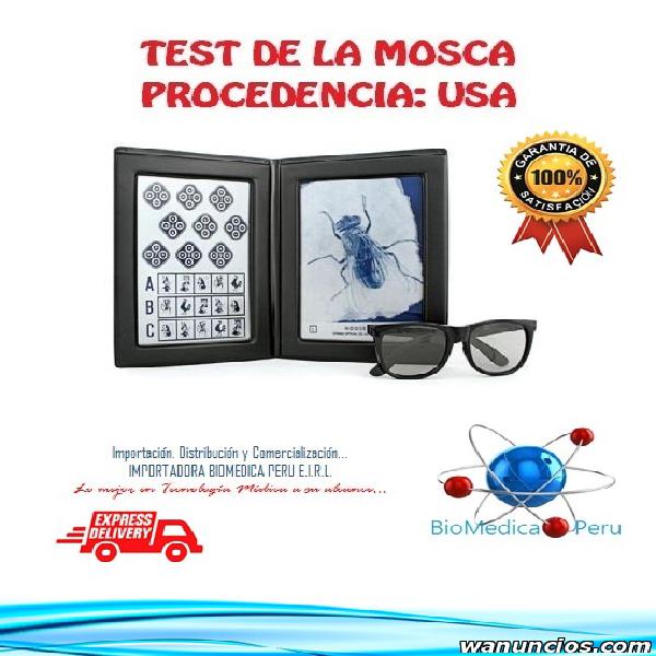 TEST DE LA MOSCA ESTEREOPSIS WHATSAPP 983263660