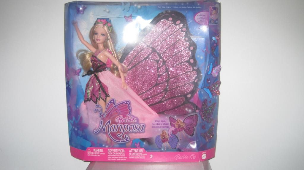 Barbie mariposa alas mágicas