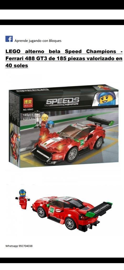 Lego Alterno Bela Ferrari