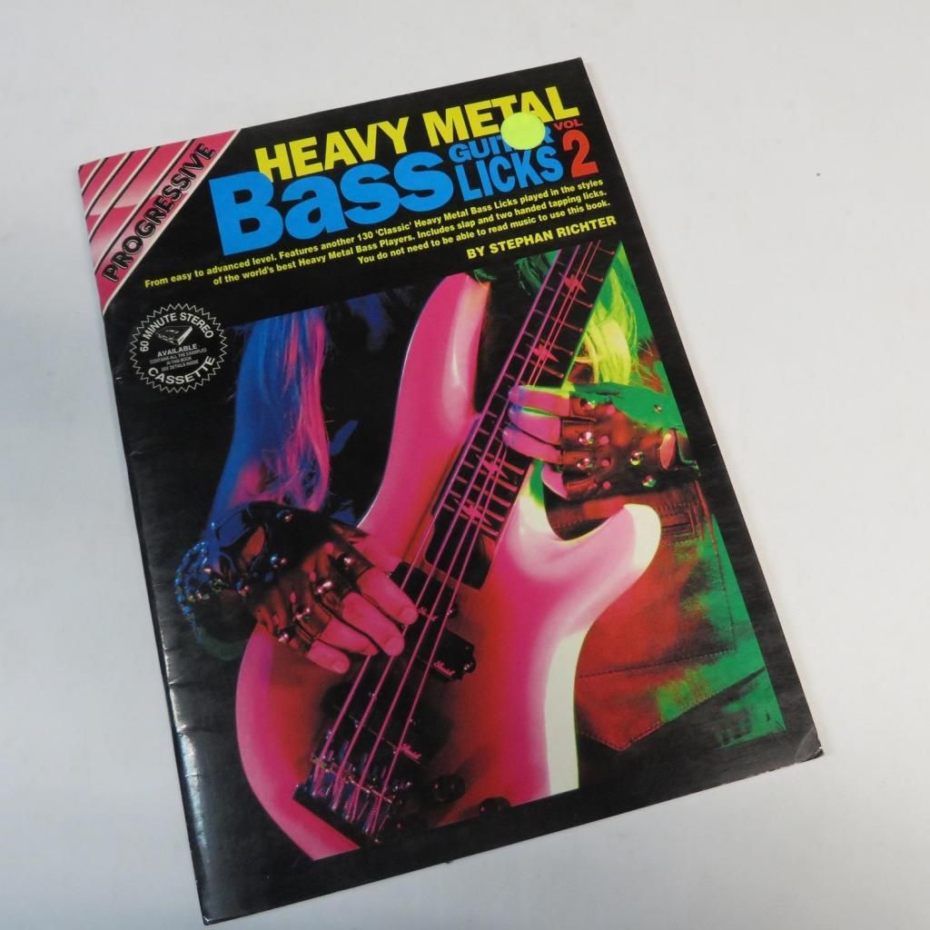Metodo para Bajo Heavy Metal Bass Guitar Licks Tablaturas