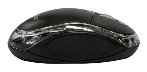 Mouse Optico  Kolke Con Luz Usb Km-117  Color Negro