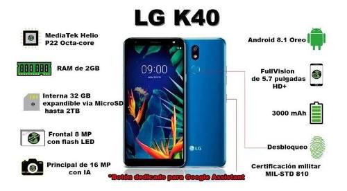 Lg K40 Nuevo